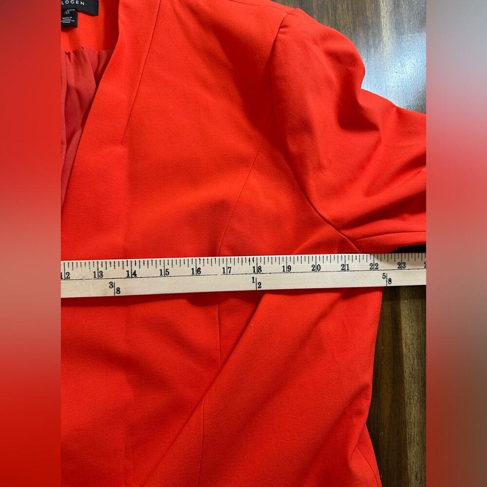 Halogen Nordstrom Size 1x Open Front Collarless B… - image 6